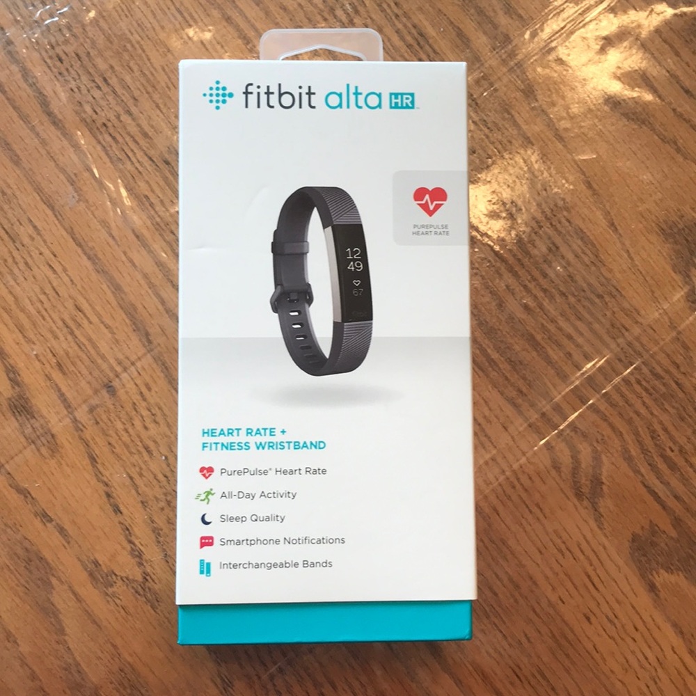 FitBit Alta HR-blue gray band